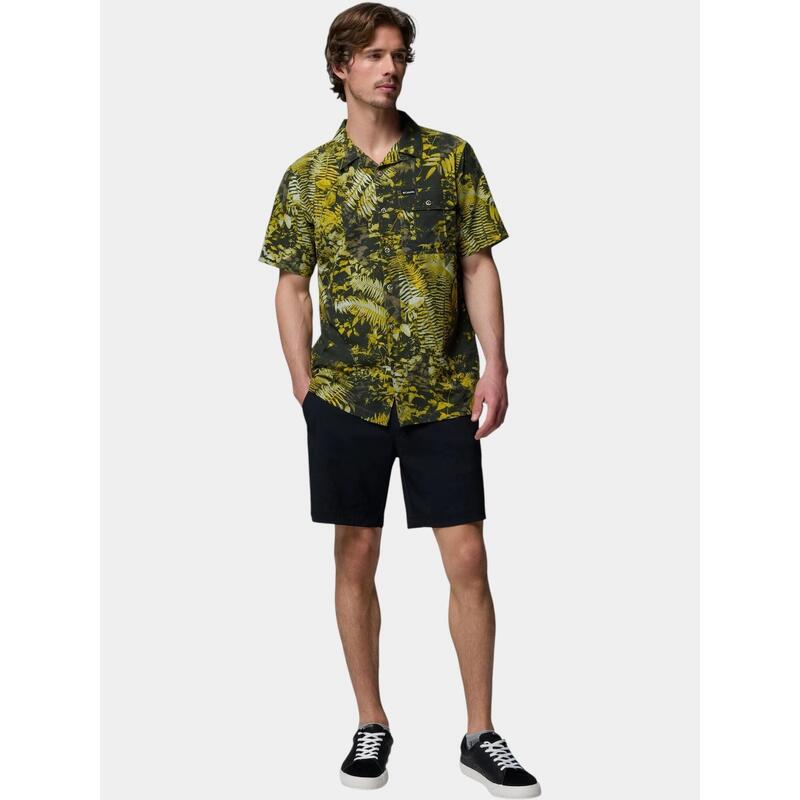 Camasa cu maneci scurte Tech Trail Utility Printed Woven Short Sleeve barbati