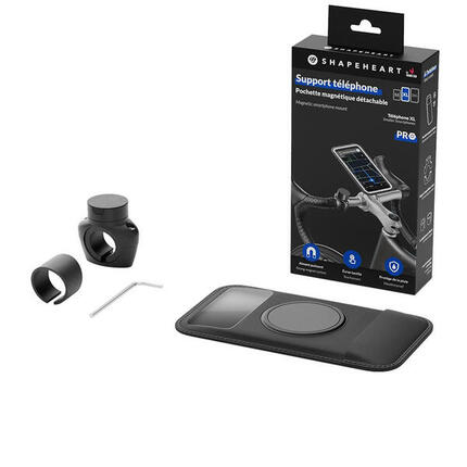 Support porte téléphone Pro pour guidon de vélo (Téléphone M)