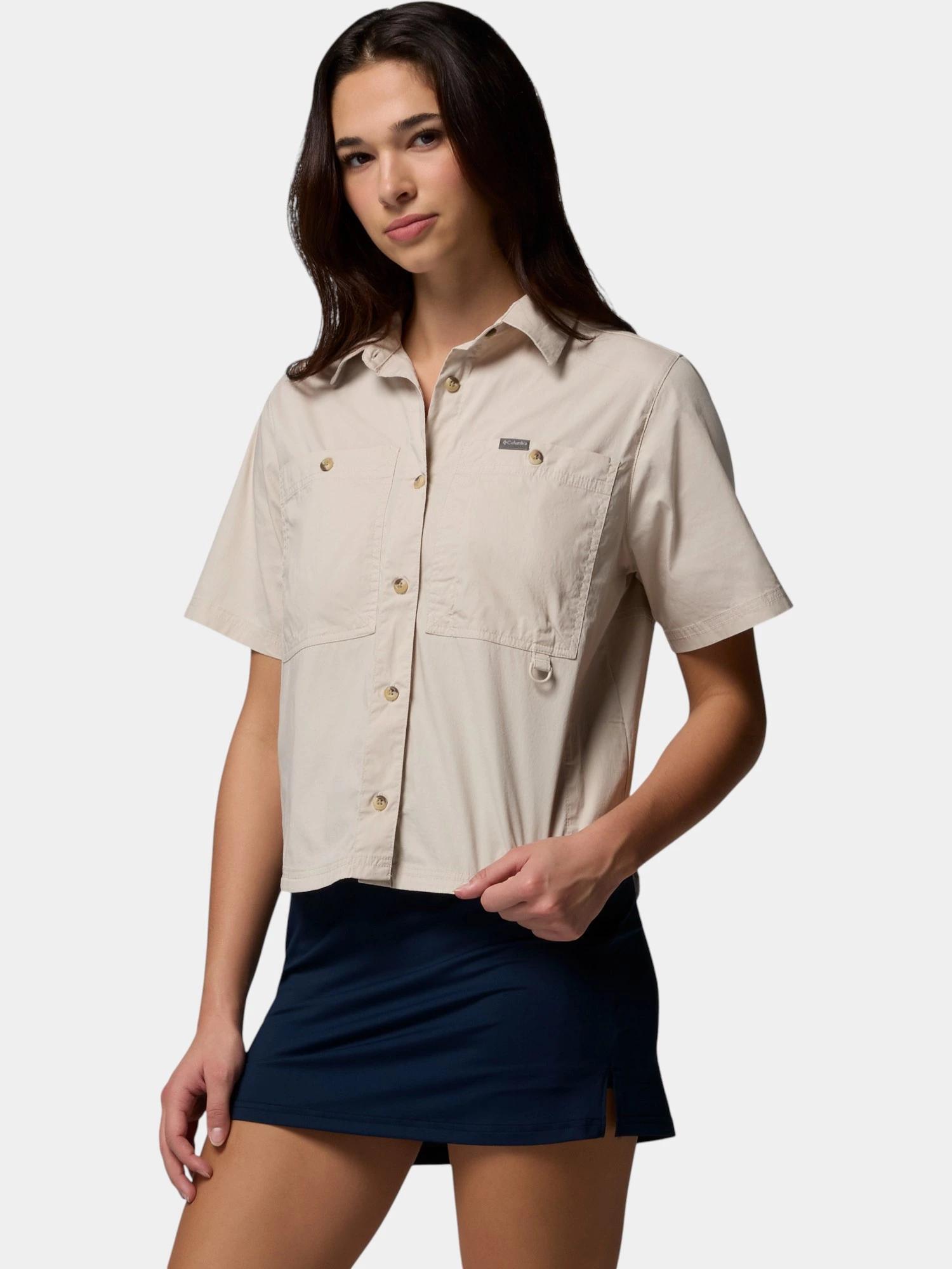 Camasa cu maneci scurte Brea Falls Woven Short Sleeve Shirt femei