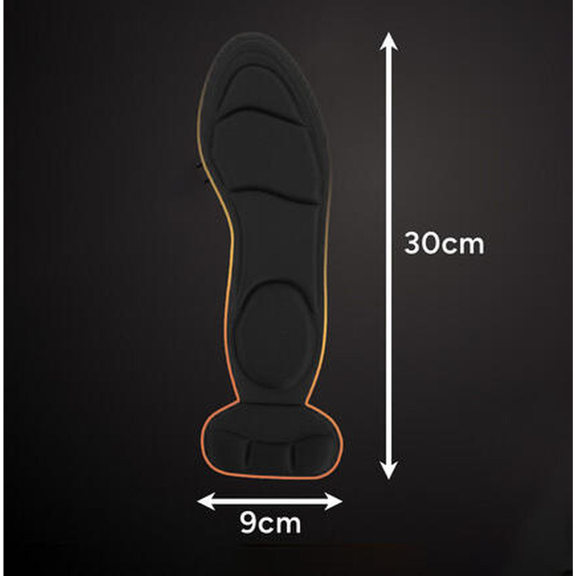 Set 2 branturi ortopedice pentru calcai si talpa, 35-42, spuma de latex, 30 x 9