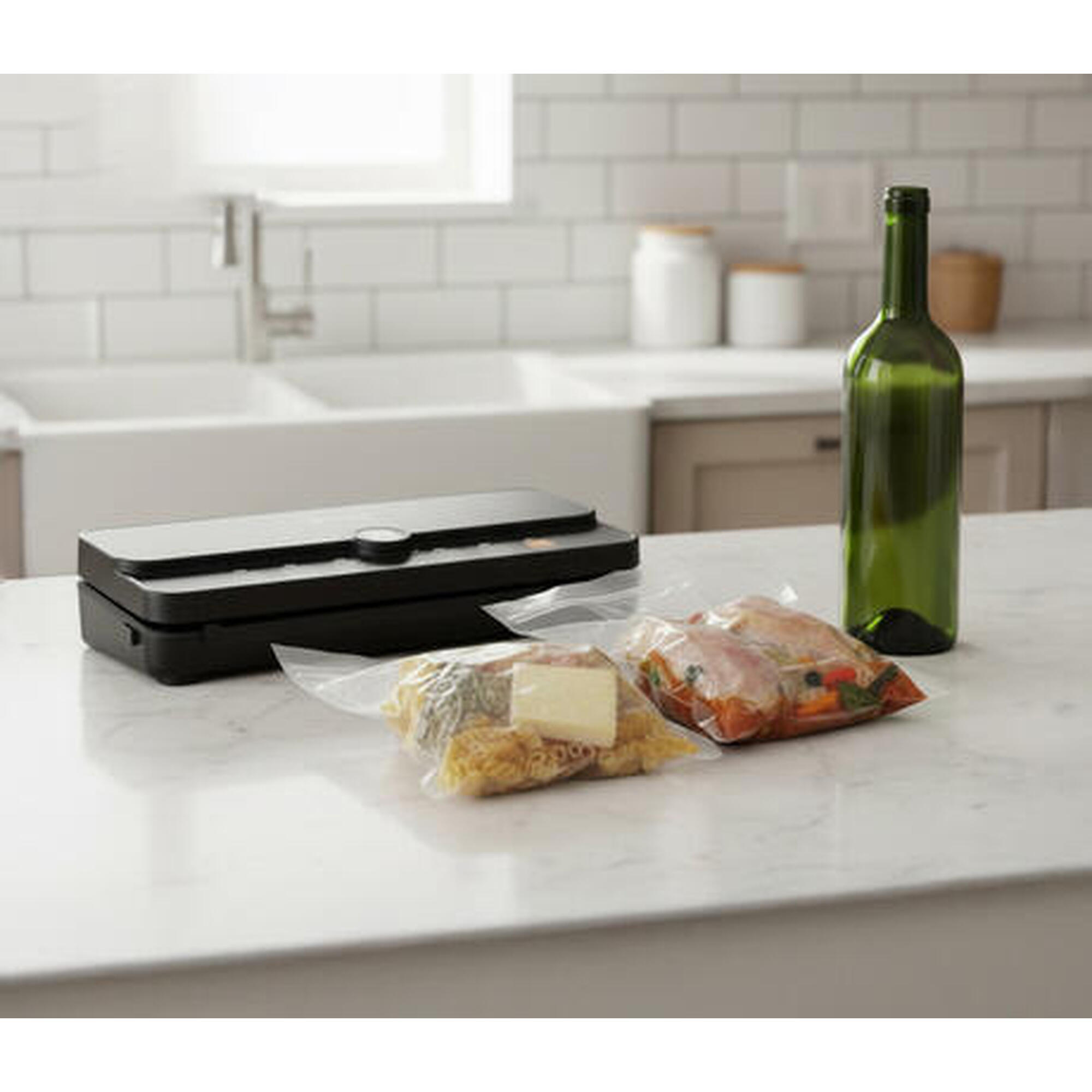 Aparat de vidat alimente, 110W, 80kPa, 9 l/min, 6 moduri, 40x15x5x9cm