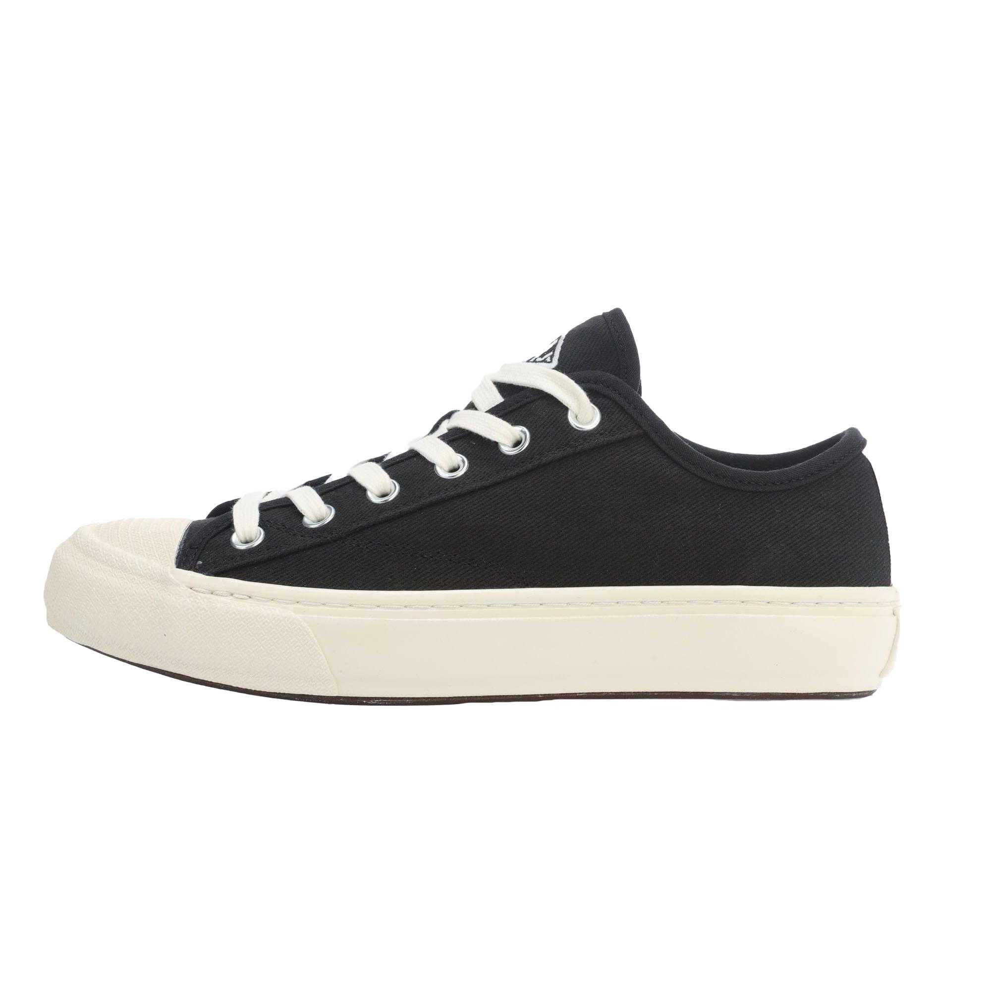 Mens Backcourt 2.0 Canvas Low Trainers (Black) 3/4