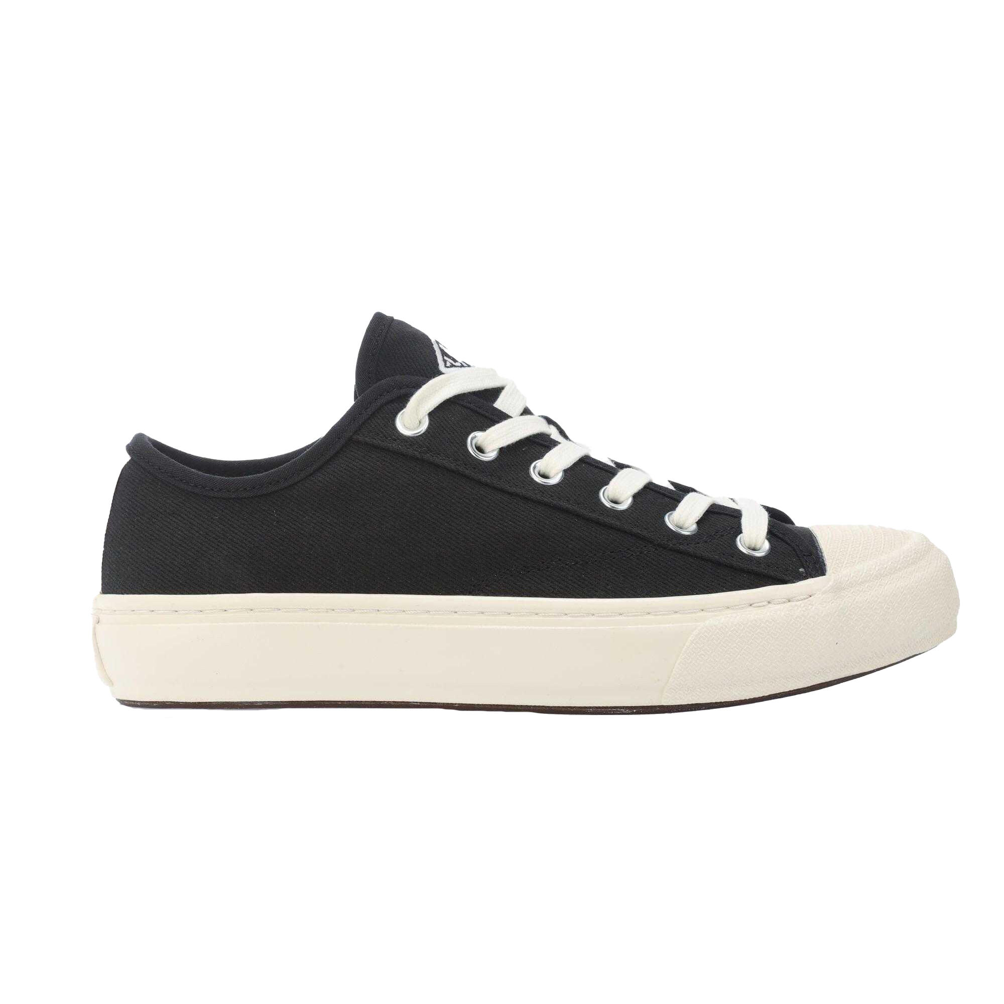 Mens Backcourt 2.0 Canvas Low Trainers (Black) 4/4