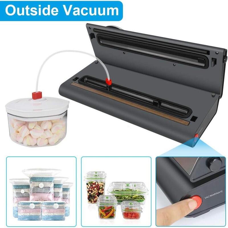 Aparat vidat alimente umede/uscate, cantar, 9 role folie, 5 pungi, 120W
