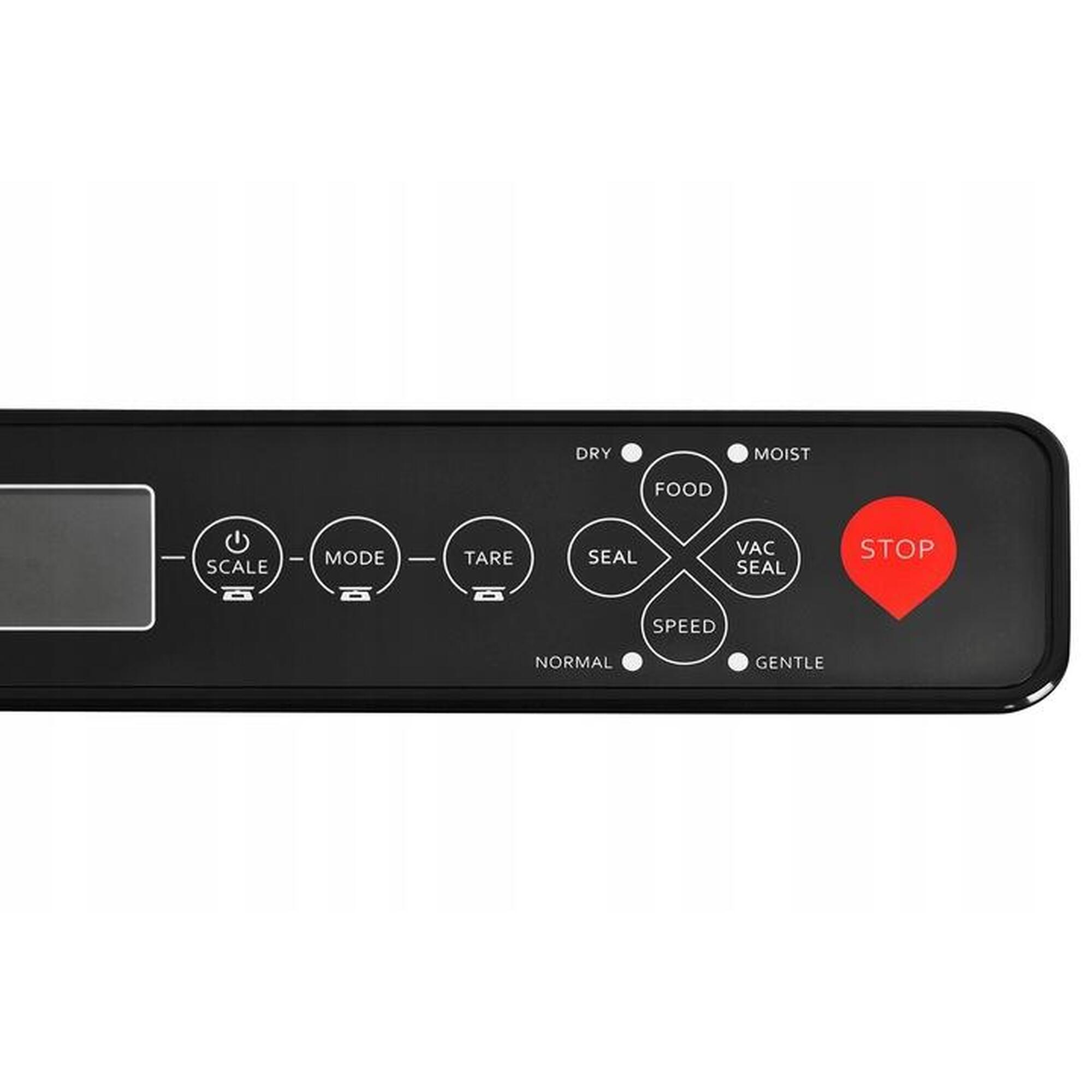 Aparat vidat alimente umede/uscate, cantar, 9 role folie, 5 pungi, 120W