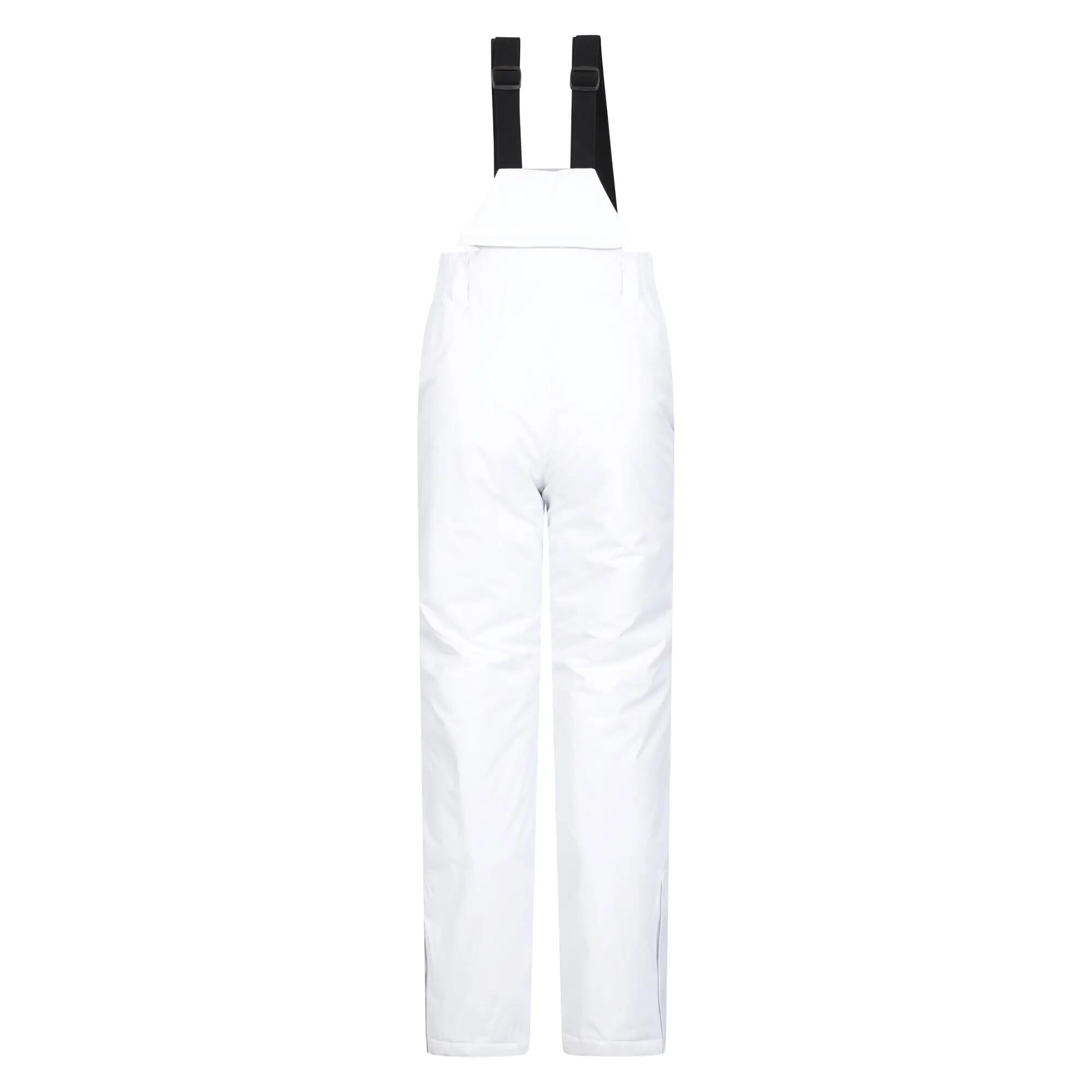 Pantalon de Ski Femme Déperlant Testé -20 °C Bretelles Amovibles, Moon II 5/7