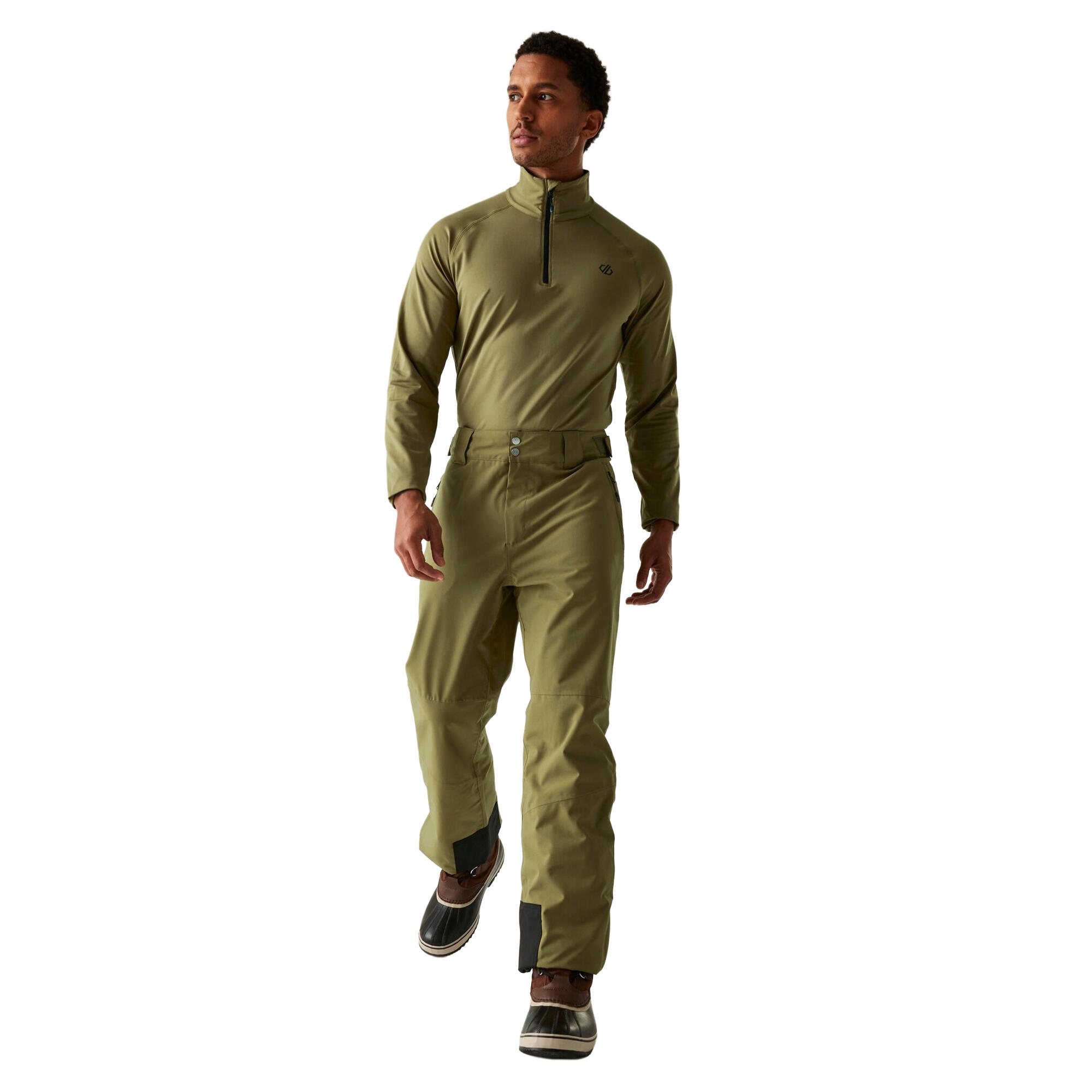 Mens Achieve II Ski Trousers (Martini Olive) 4/5