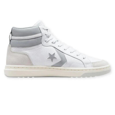 Sneakers da uomo Converse Pro Blazer High-top in pelle bianco-grigio