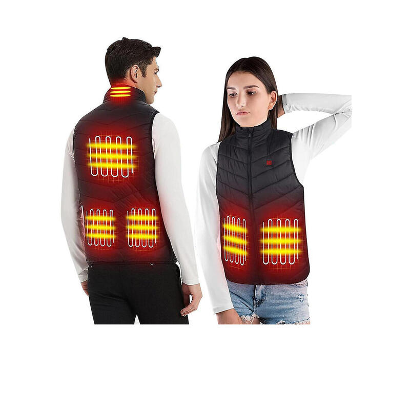 Vesta unisex cu incalzire, slim, 3 niveluri de temperatura, USB incorporat, M