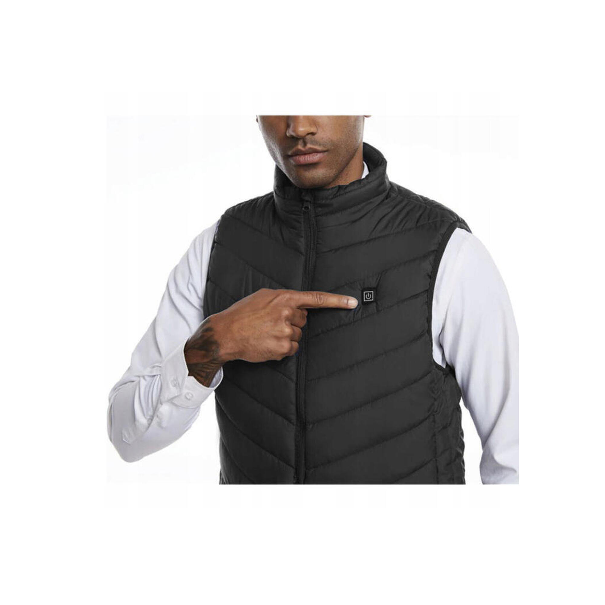 Vesta unisex cu incalzire, slim, 3 niveluri de temperatura, USB incorporat, M