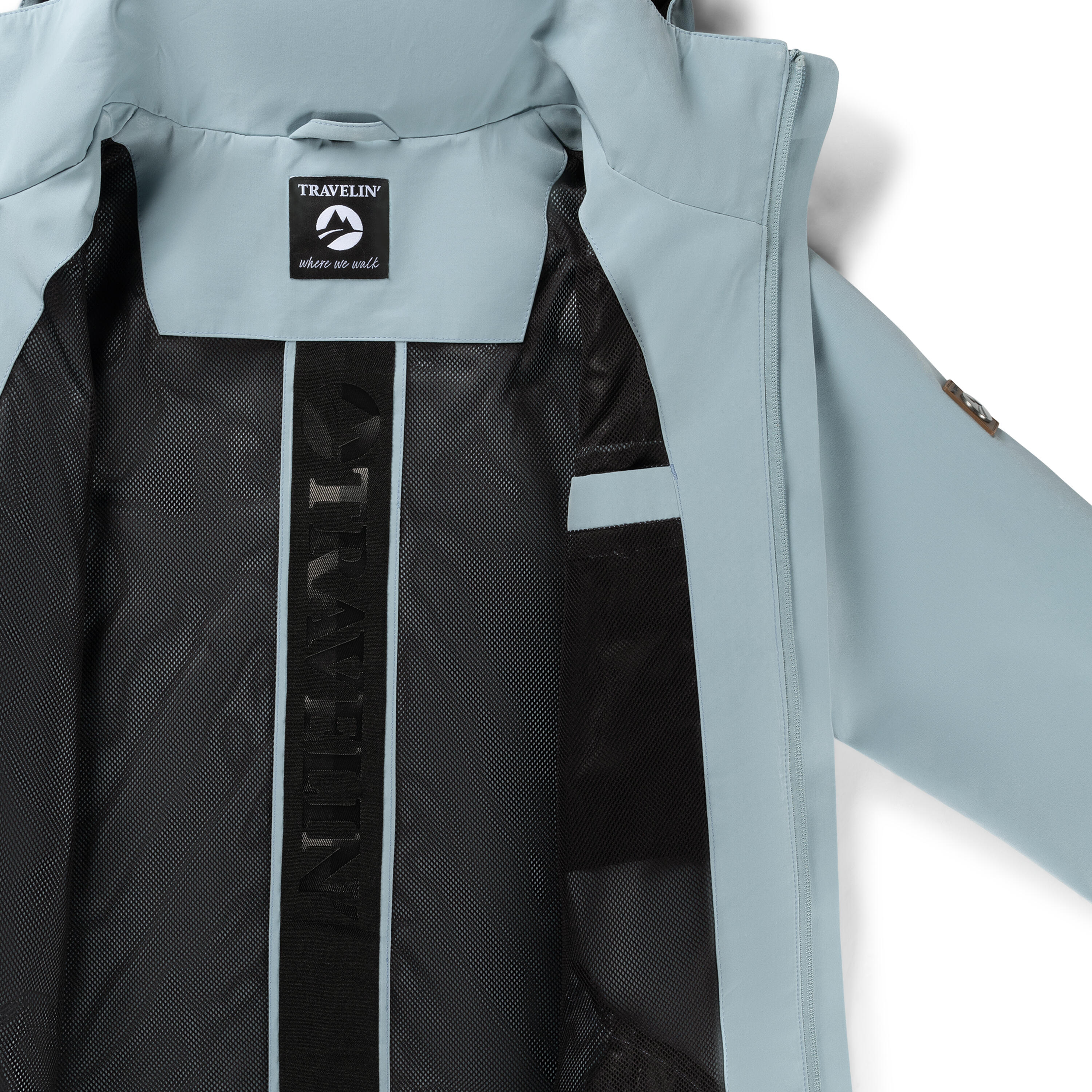 Alva Femme - Veste hardshell - Imperméable - Bleu clair 5/6