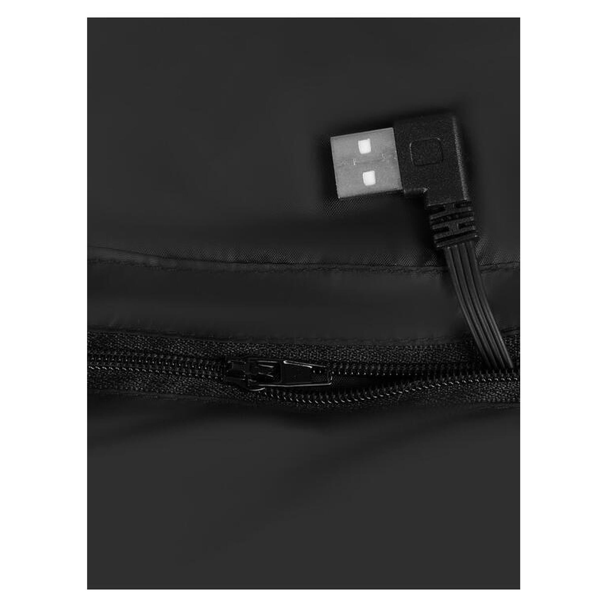 Vesta unisex cu incalzire, slim, 3 niveluri de temperatura, USB incorporat, XL