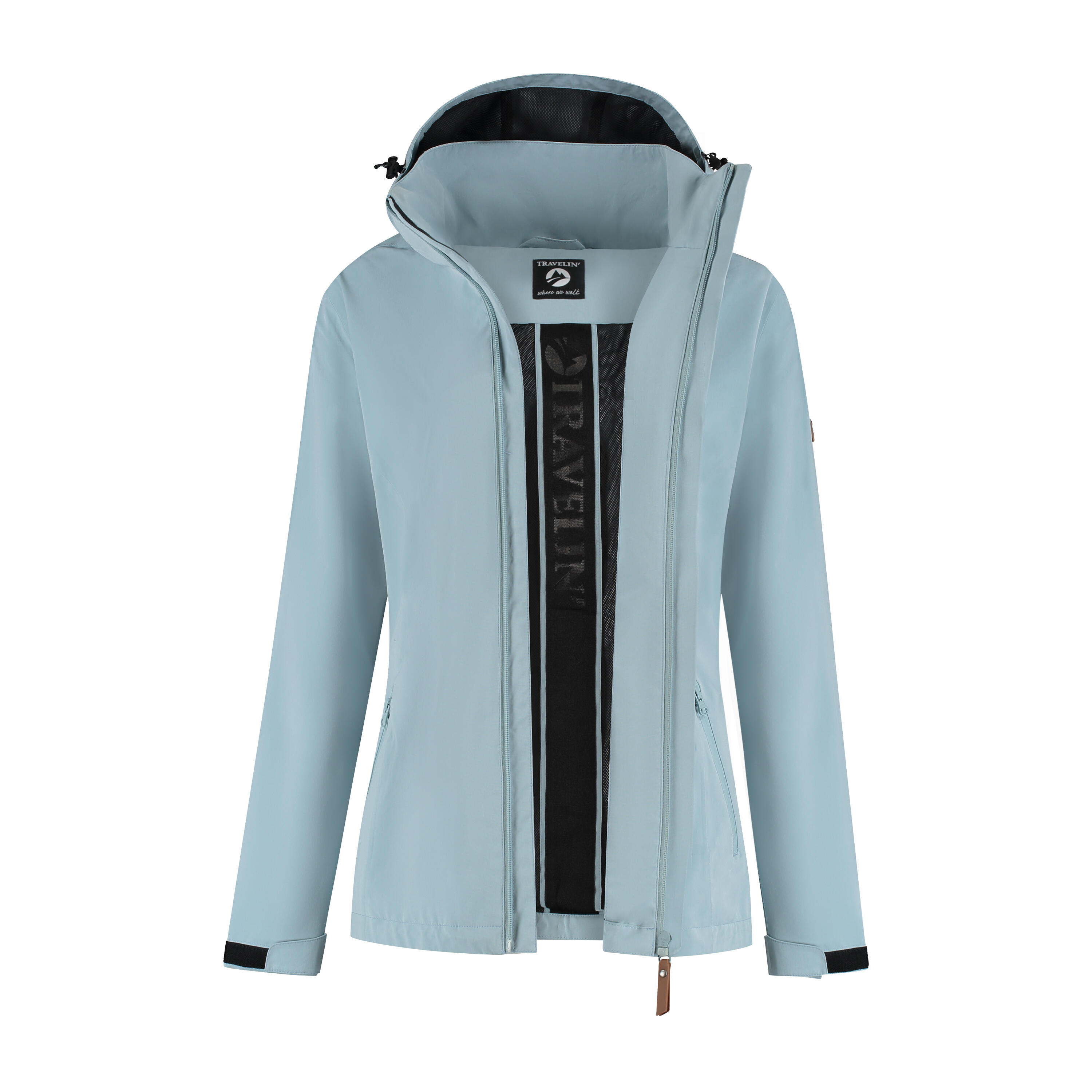Alva Femme - Veste hardshell - Imperméable - Bleu clair 6/6