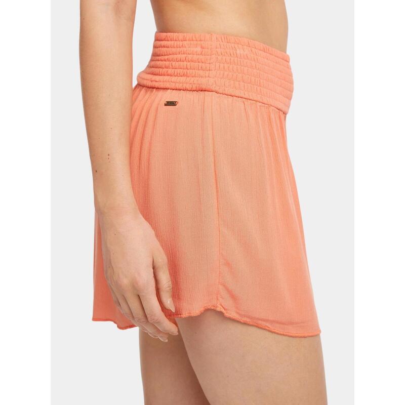 Pantaloni scurti Johnny Smocked Waist Shorts femei