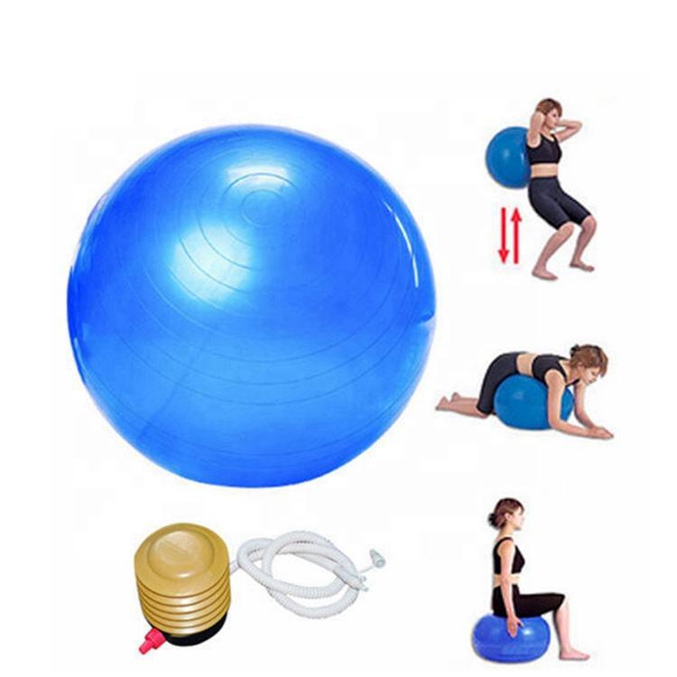 Gymnastikball 75 cm X-Sport - blau 2/3