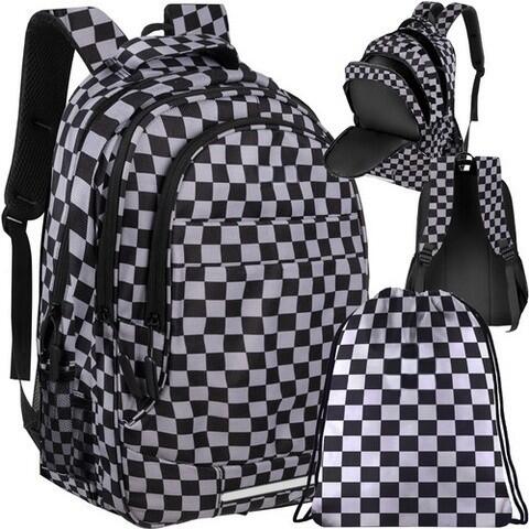 Set ghiozdan si sac sport, buzunare laterale, 50 x 30 x 20 / 42 x 34 cm, 30L