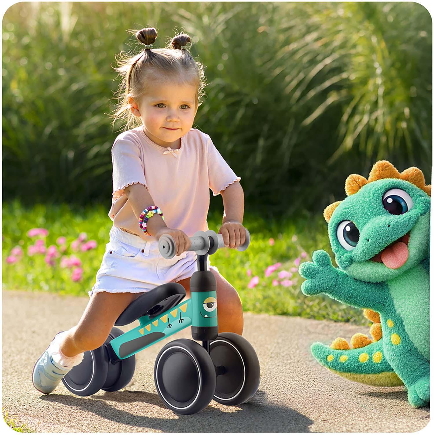 Rowerek biegowy Ricokids trójkołowy jeździk dla dzieci lekki solidny Dino 5/7