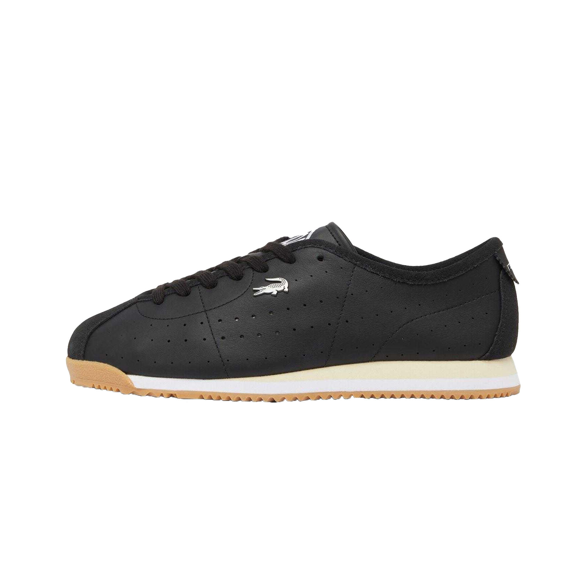 Mens Club Leather Low Trainers (Black) 3/4
