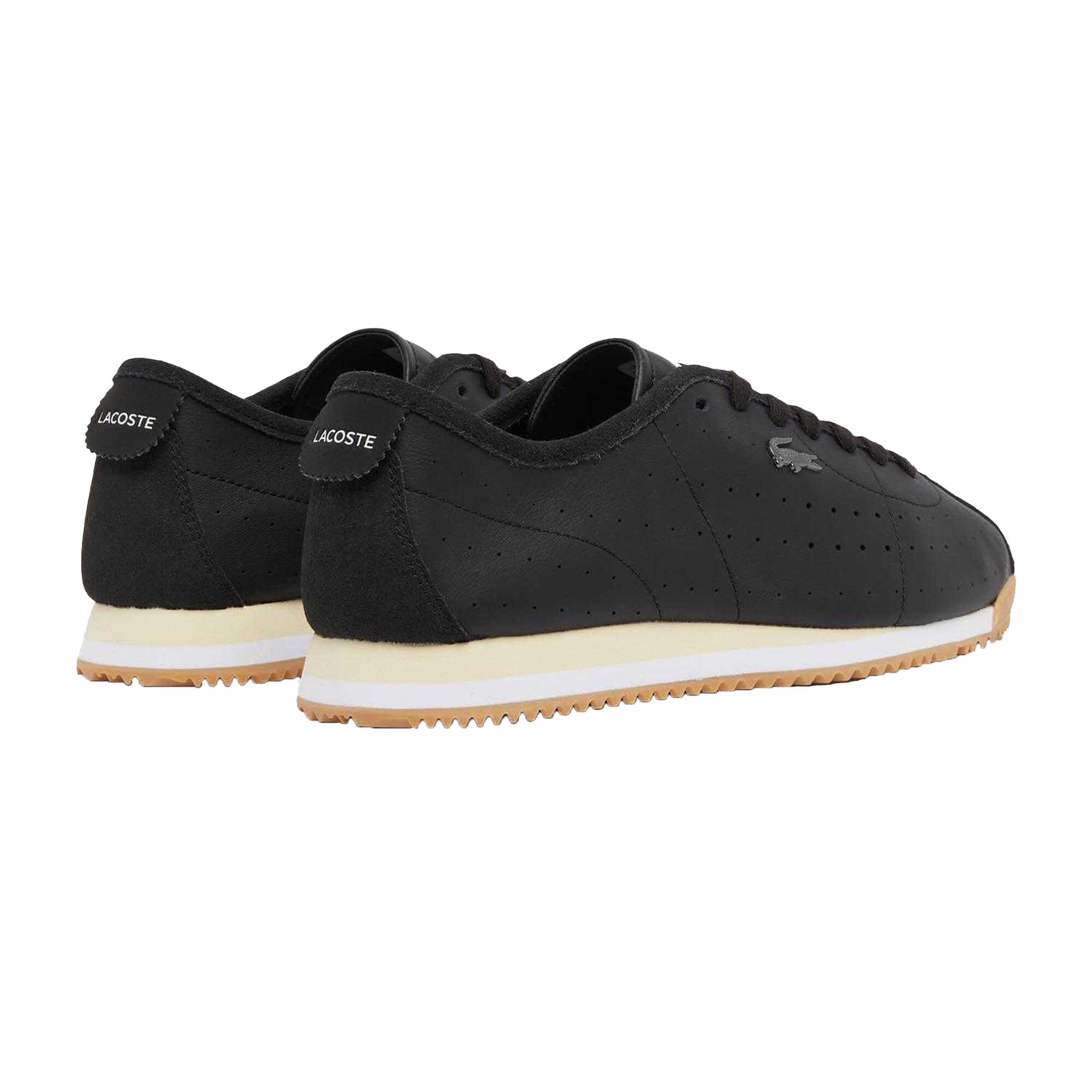 Mens Club Leather Low Trainers (Black) 2/4