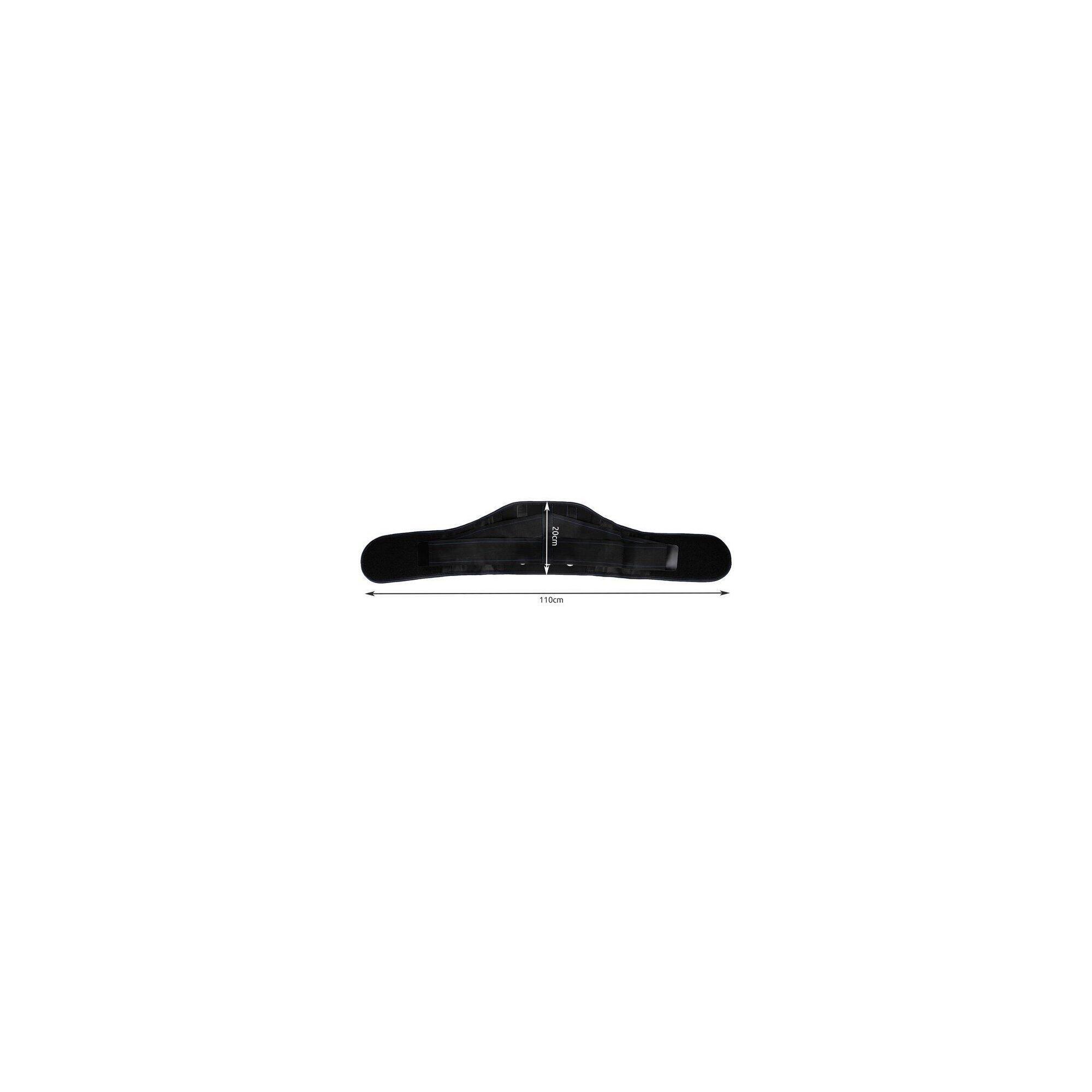 Centura lombara magnetica, 24 de magneti, 85-100 cm, XL, neagra