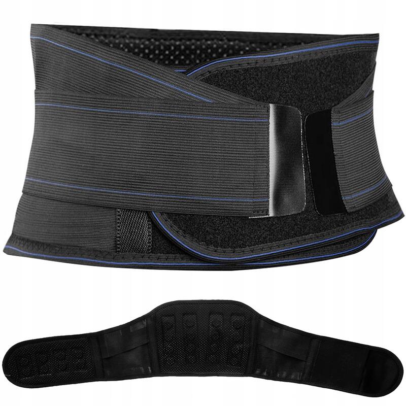 Centura lombara magnetica, 24 de magneti, 85-100 cm, XL, neagra