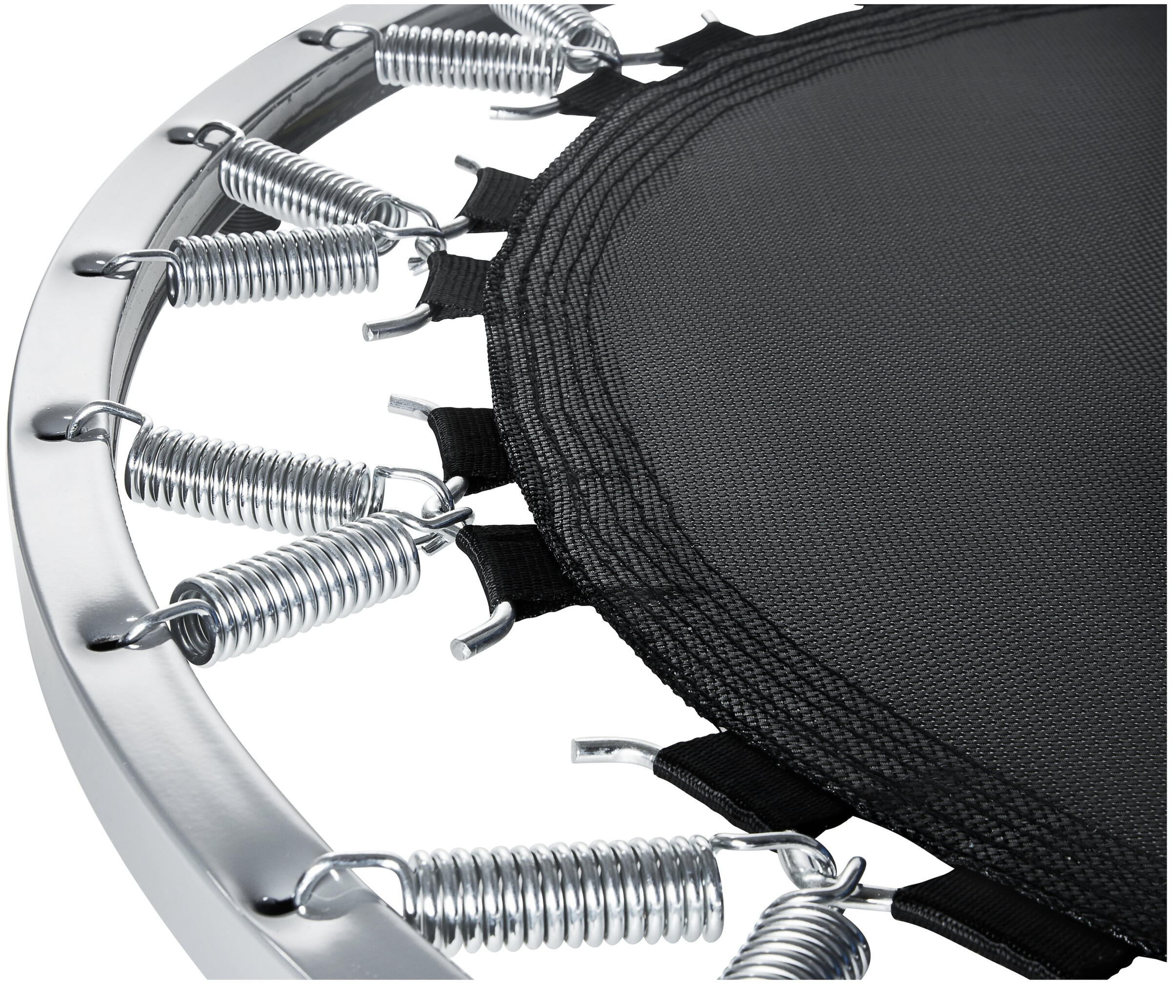 Trampolim Fitness dobrável 91cm Interior 36 Molas Poupa Espaço Máx Carga EN71 4/5
