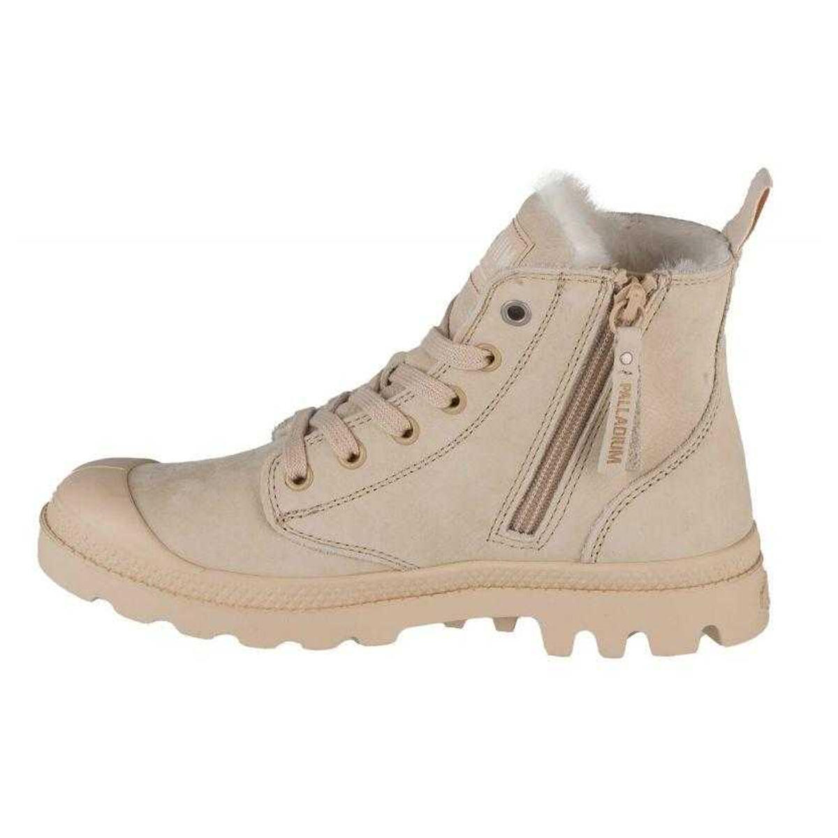 Botas a los Tobillos de Nobuck Pampa Hi para Mujer Beige 2/4