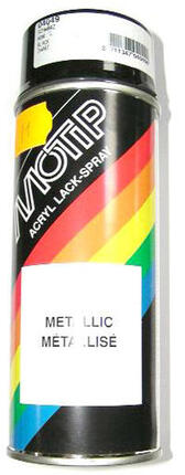 Motip Spray CAN 400 ml Metallic - Schwarz