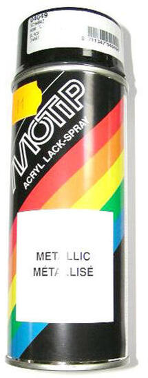 Motip Spray CAN 400 ml Metallic - Schwarz