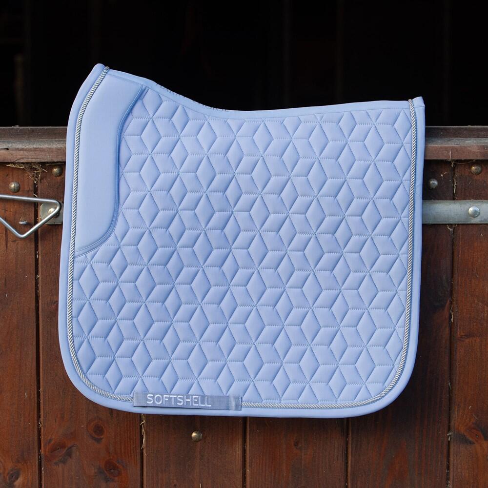 Dressur Schabracke Softshell mit weicher Frontwulst Gr. Warmblut 3/4