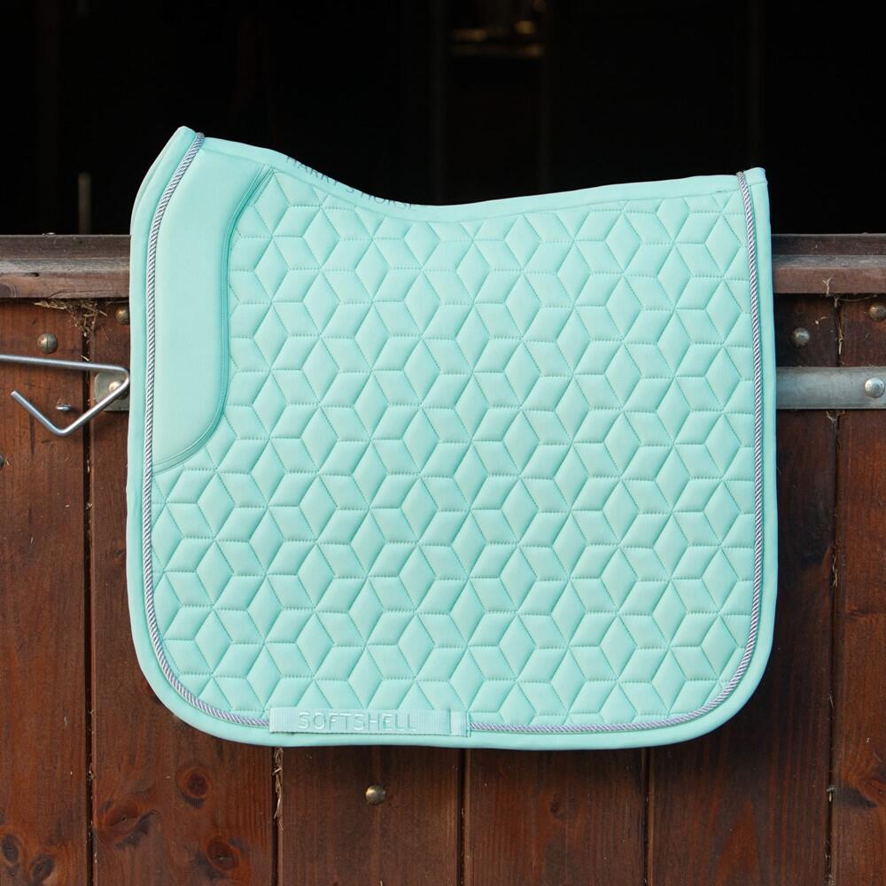 Dressur Schabracke Softshell mit weicher Frontwulst Gr. Warmblut 4/4