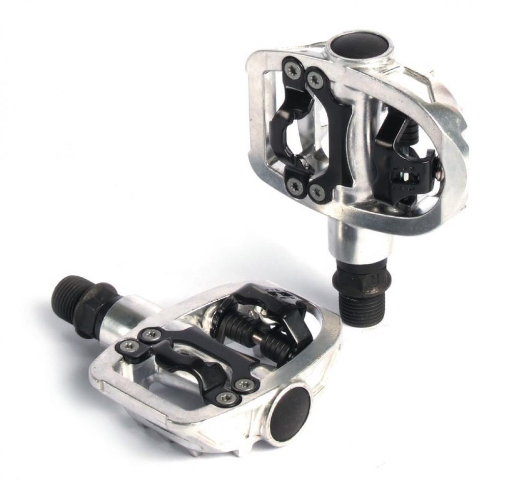 XLC Road-System-Pedal PD-S07 einseitig, silber, SPD-kompatibel 2/3