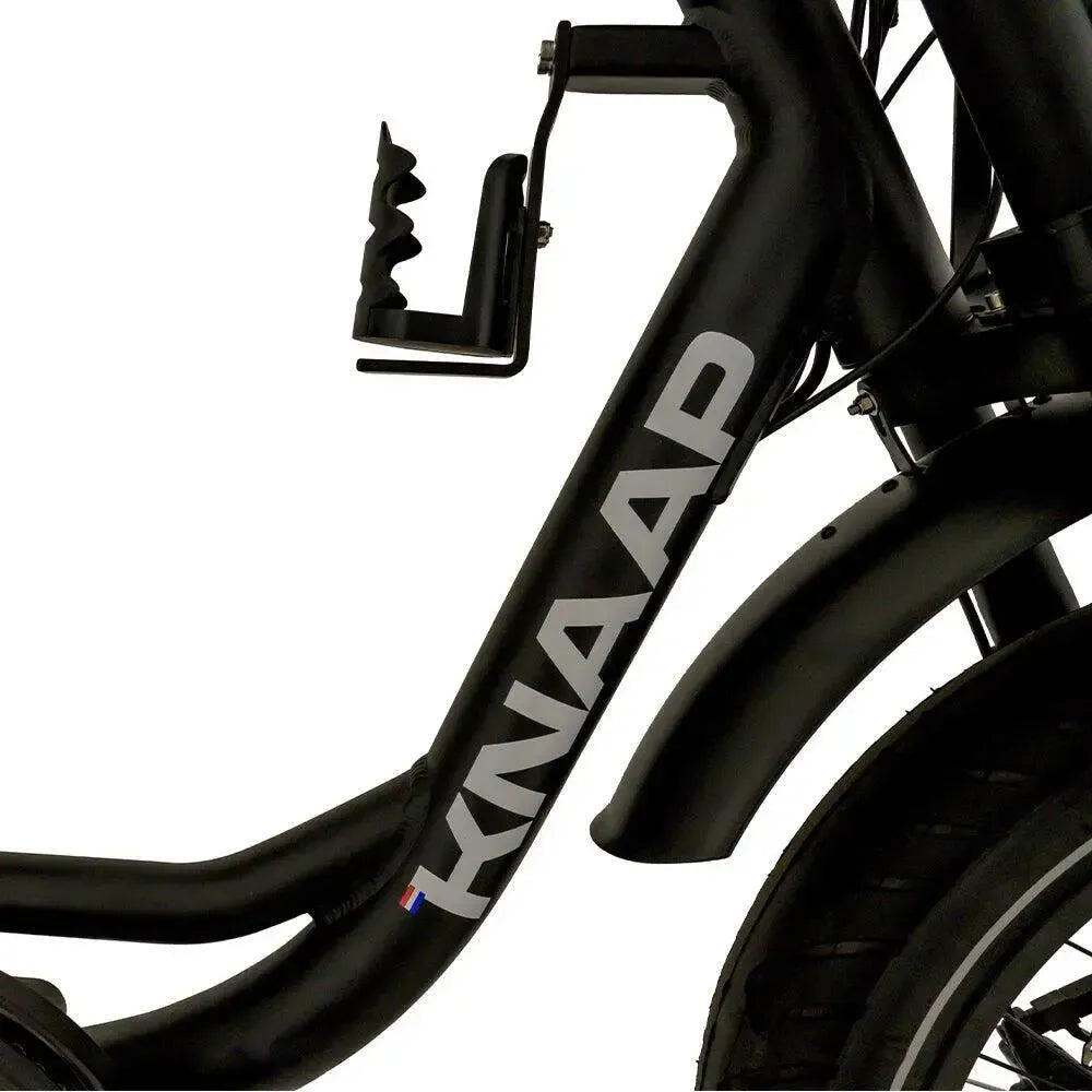 Elektrische fatbike KNAAP BIKES LON – lage instap, voor- en achtervering – zwart 5/7