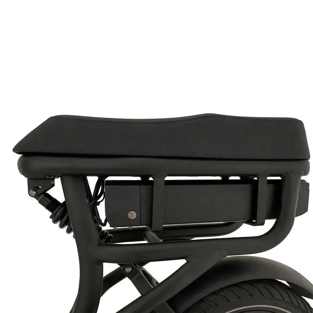 Elektrische fatbike KNAAP BIKES LON – lage instap, voor- en achtervering – zwart 6/7