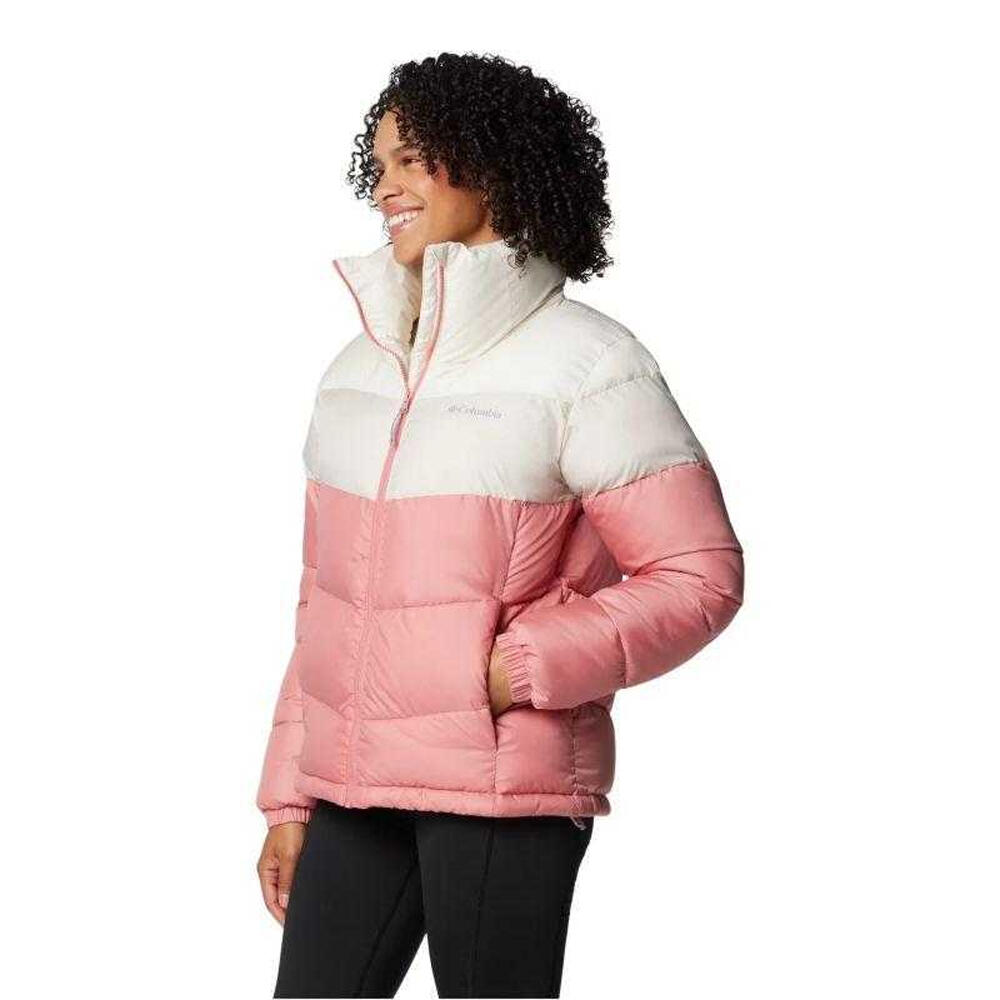 Veste Matelassée PUFFECT Femme (Rose / Blanc) 4/4