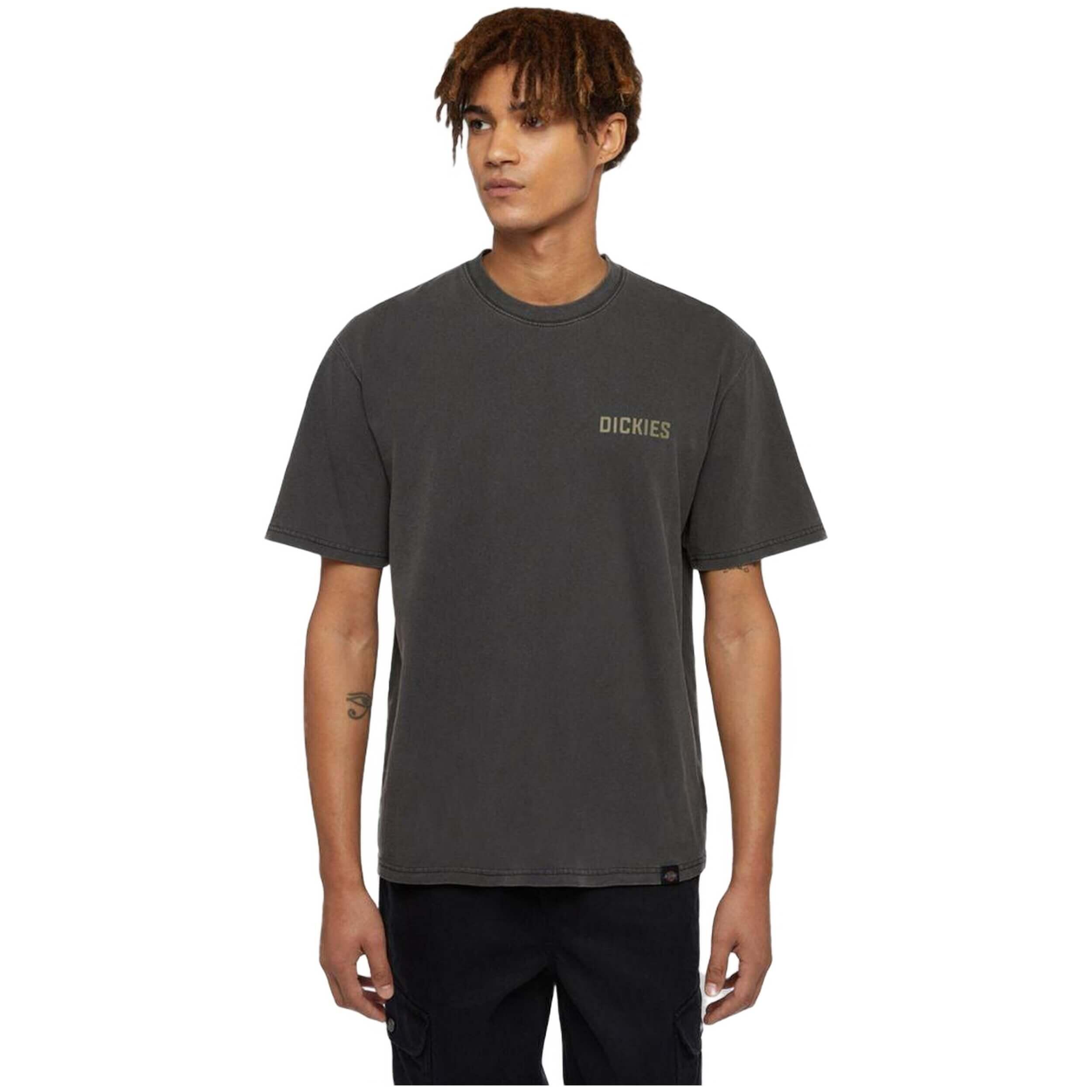 Maglietta uomo Dickies High flying workwear Grigia 4/5