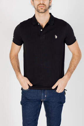 polo manches courtes KING HOMME noir