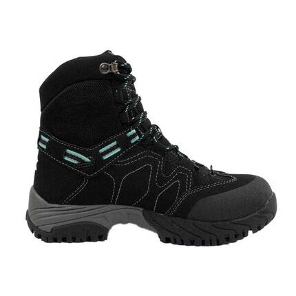 Botas de Senderismo/Botas de Montaña de Cuero Momentum para Mujer Negro