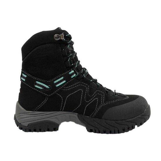 Botas de Senderismo/Botas de Montaña de Cuero Momentum para Mujer Negro