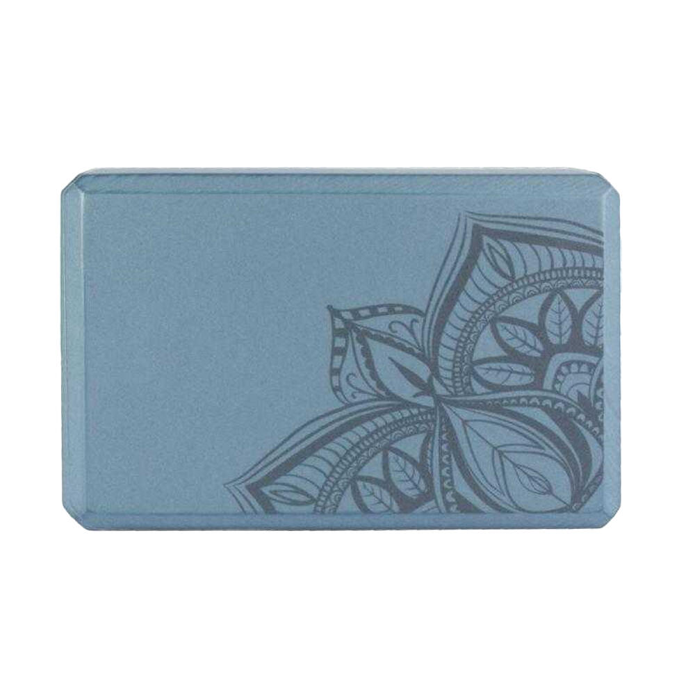 Foam Logo Yoga Blok (Blauw) Einheitsgröße 3/5