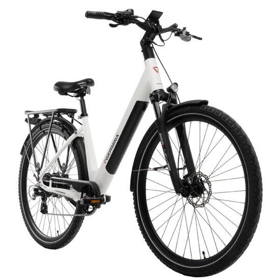 Rower elektryczny GERMINA miejski 28" 90 km silnik Bafang