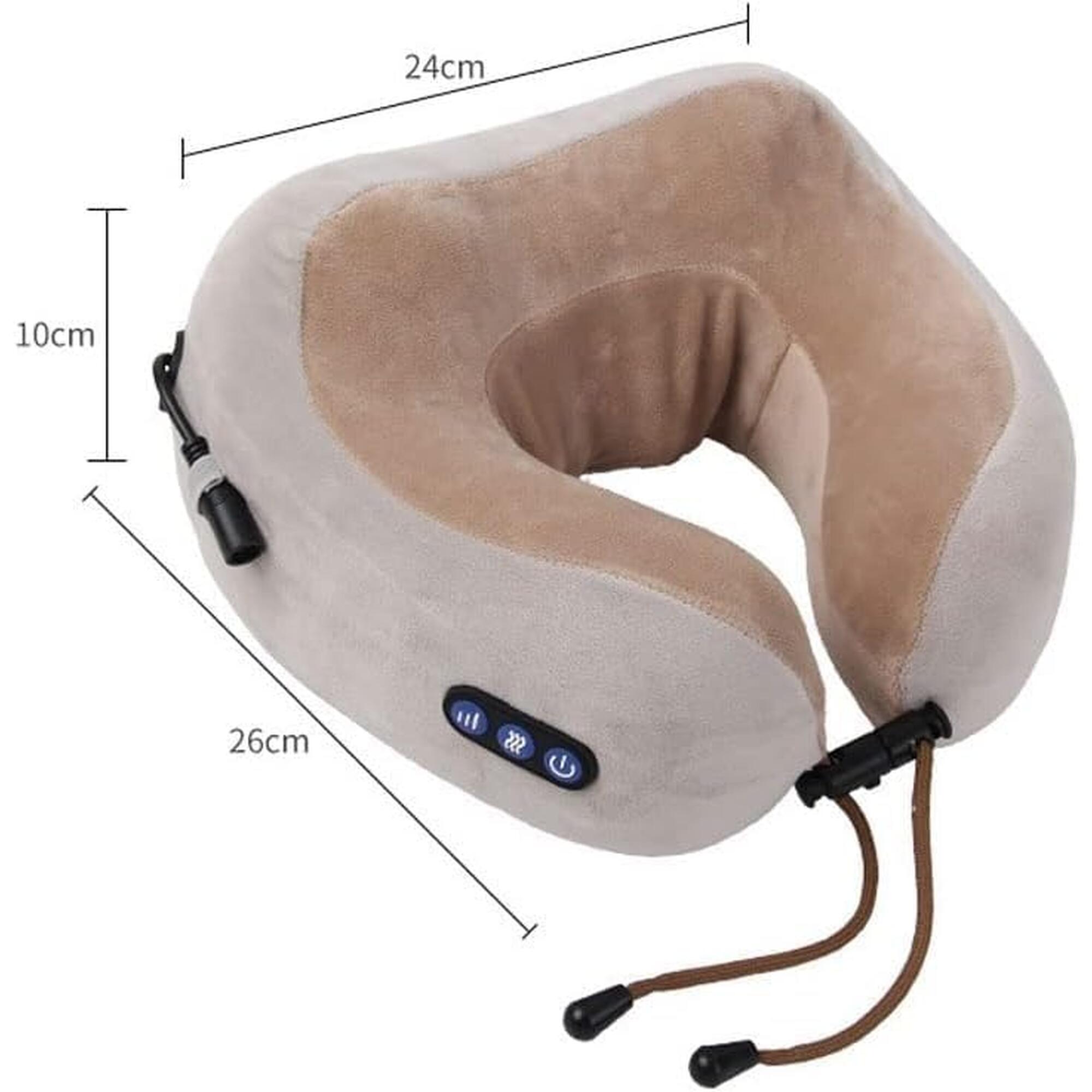 Unisex Sport Aparat masaj cervical și spate Shiatsu mobil X-sport Smart negru