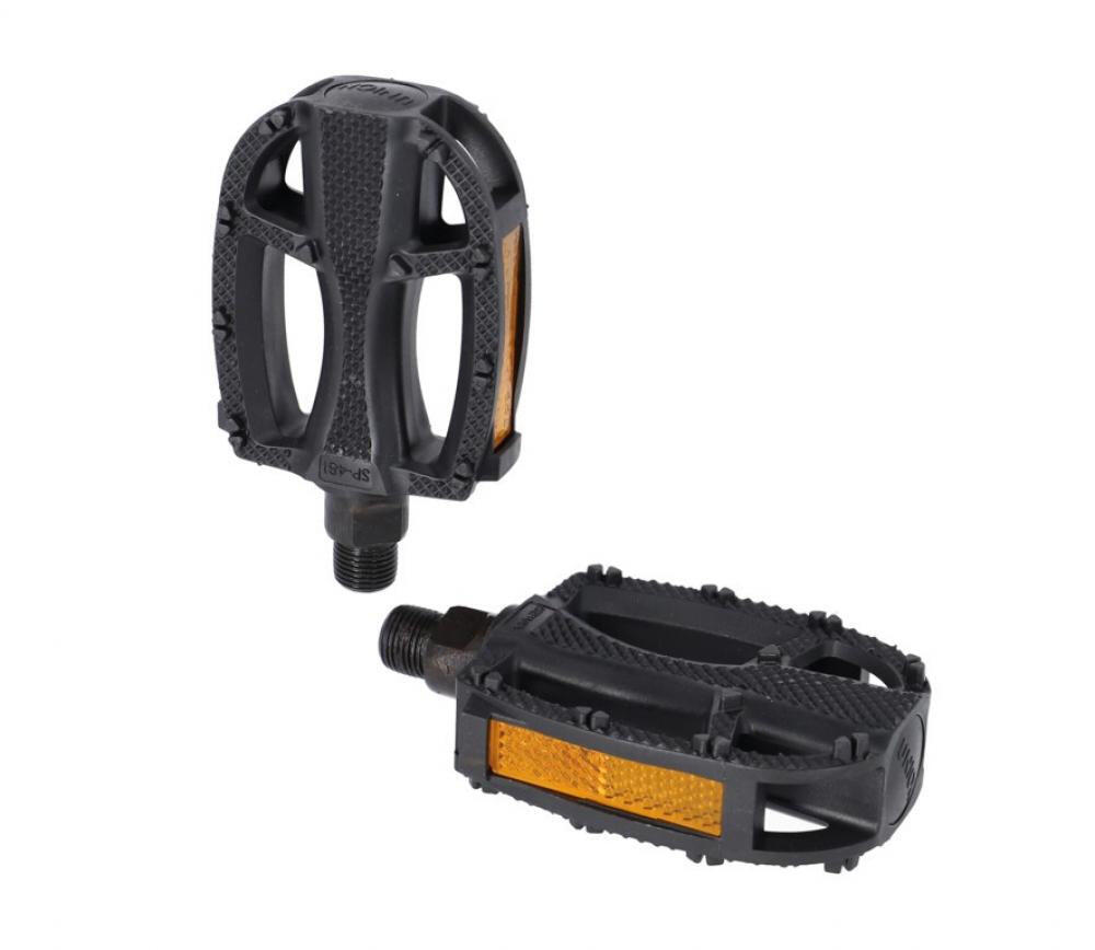 XLC Kinder-/Jugendpedal schwarz, 9/16",Reflektor 2/4