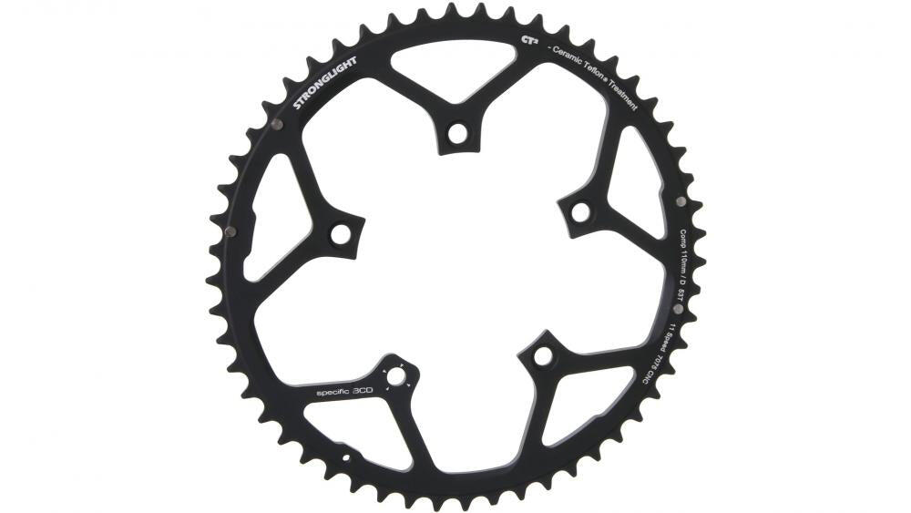 Stronglight kettingblad ct2 chain ring strongl.ct2 53t out.cer.teflon coat. 2/2