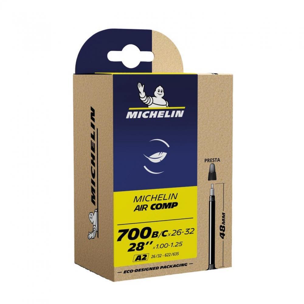 Luftkammer Obus zerlegbar presta valve vittoria Michelin Aircomp A2 2/3