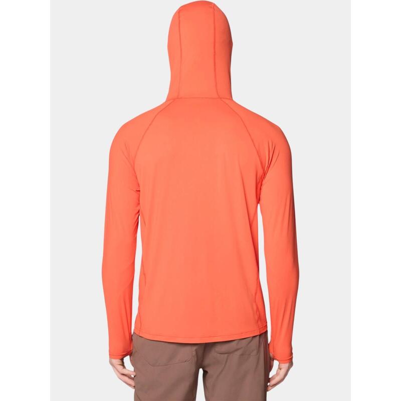 Tricou cu maneci lungi, pentru sport Crater Lake Long Sleeve Hoody barbati