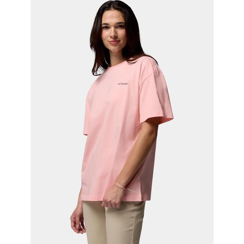 Tricou cu maneci scurte Rolling Bend Graphic Oversized Tee femei