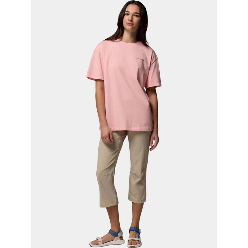 Tricou cu maneci scurte Rolling Bend Graphic Oversized Tee femei