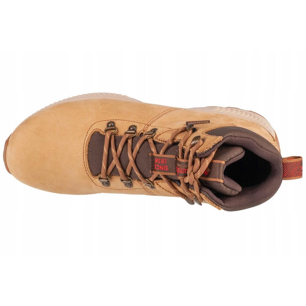 Heren Landroamer Explorer Leren Enkellaarsjes (Beige/Crème) 3/5