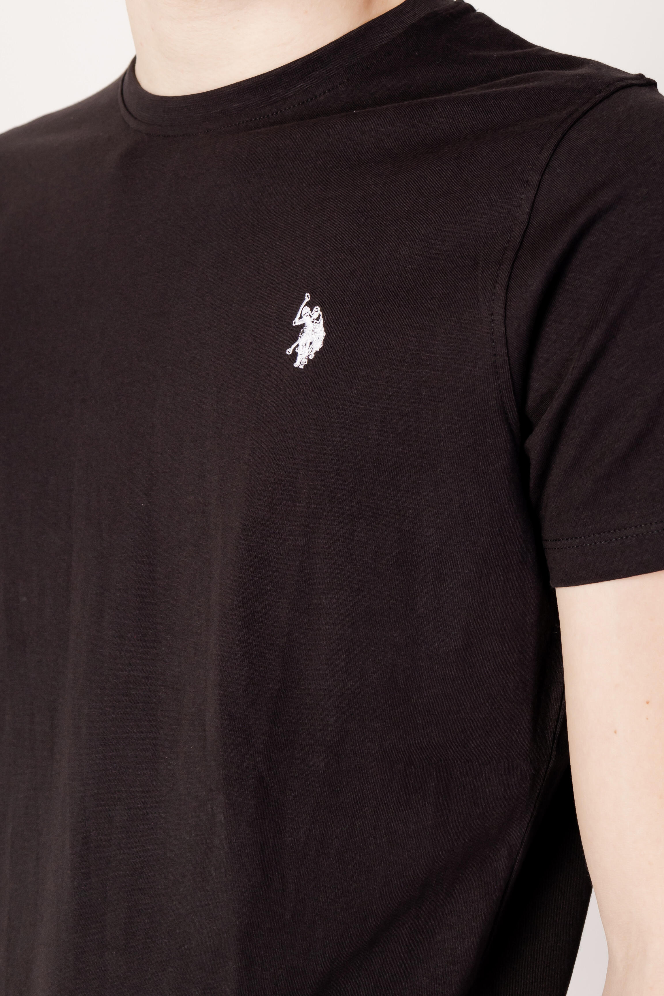 t-shirt crop top MICK HOMME noir 3/5